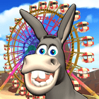 Donald Donkey Amusement Park W